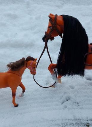 Лошадь конь пони барби челси келли для куколок4 фото