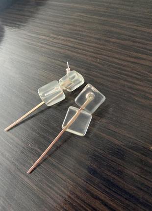 Серьги cos 3