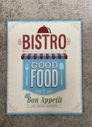 Постер bistro bon appetit