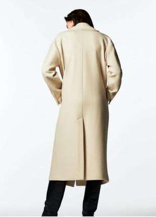 Пальто из шерсти zara.3 фото