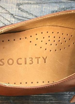 Society. шкіряні чоловічі монки. туфлі. італія8 фото