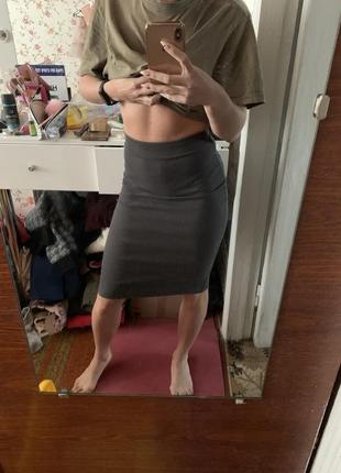 Спідниця міді стрейч