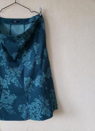 Новая натуральная 100% коттон Минопельветовая миди юбка m&amp;s9 фото