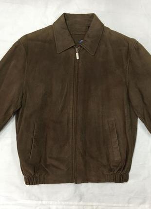 Куртка , пілот шкіряна чоловіча roundtree & yorke, s, m