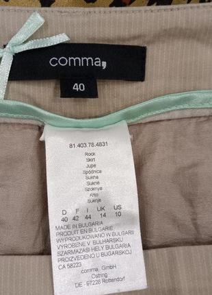 Коттоновая бежевая юбка comma, р.40/14/ l