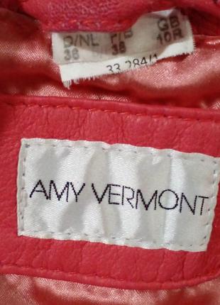 Шкіряна курточка косуха  amy vermont8 фото