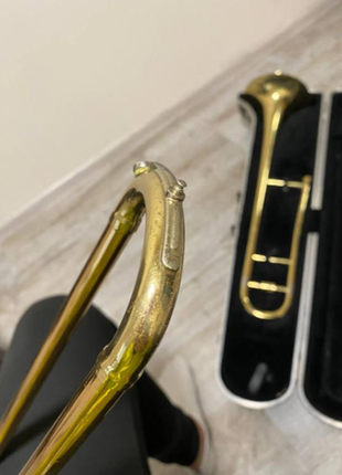 Тромбон блессинг в чехле|blessing scholastic trombone with case8 фото