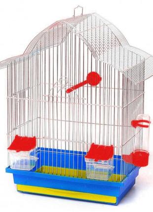 Клітка для папуги лорі міні 2 330х230х470 мм цинк