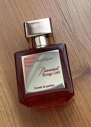 Baccarat rouge 540 extrait de parfum 70 ml.