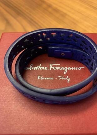 Кожаный браслет ferragamo оригинал
