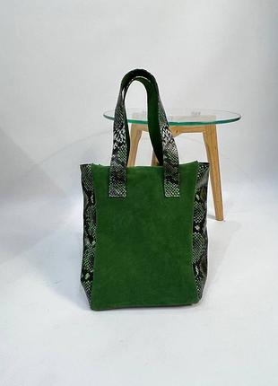 Шкіряна сумка шопер