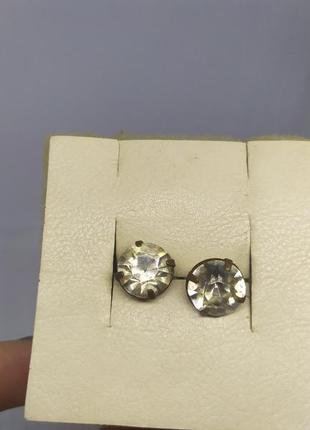 Винтажные запонки с камнями