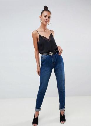 Джинсы missguided tall mom 36/s, с высокой посадкой