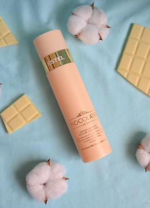 Шампунь для волосся "білий шоколад" estel professional otium chocolatier