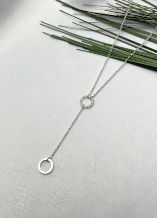Колье серебро 925 цепочка около 908002ф