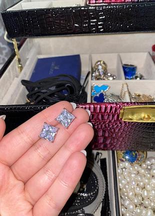 Сережки кристали