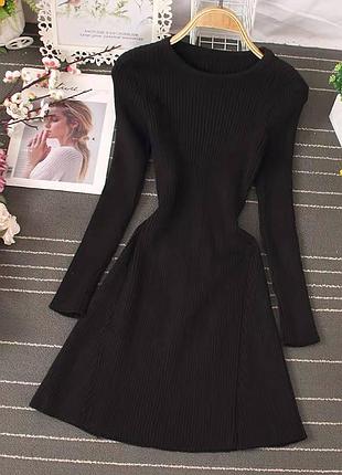 Трикотажное платье😍