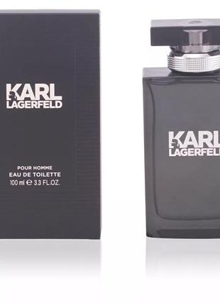 Мужская туалетная вода karl lagerfeld pour homme  50мл, 100мл, оригинал. производство франция