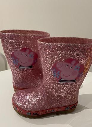 Резинові сапоги пеппа peppa pig