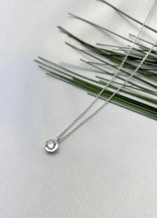 Колье серебро 925 цепочка камень 90802103544фр