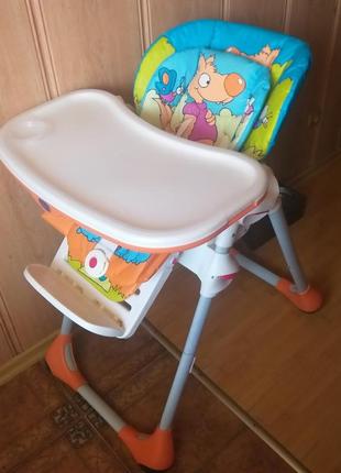 Продам детский стульчик для кормления бренда chicco. для малышей от 6 до 36