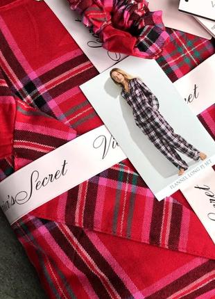 Victoria´s victorias secret виктория сикрет пижама, костюм для сна flannel long pj set7 фото