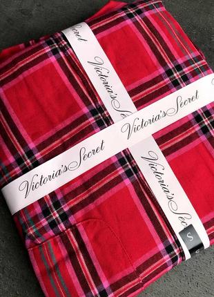 Victoria´s victorias secret виктория сикрет пижама, костюм для сна flannel long pj set9 фото