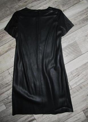 Zara платье из искусственной кожи р.xs4 фото
