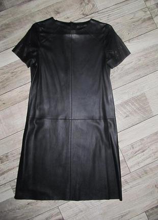 Zara платье из искусственной кожи р.xs2 фото
