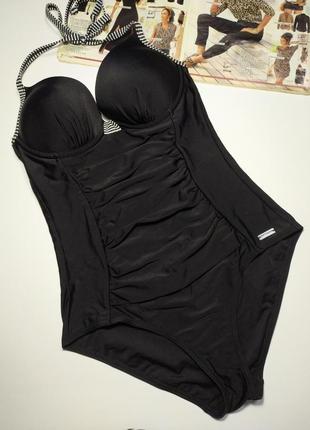 Купальник з драпіруванням lascana, eur 38 з чашка