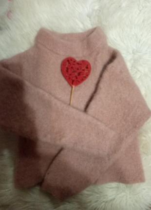 Світер теплий для дівчинки, вовна