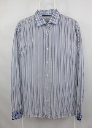 Шикарная оригинальная рубашка etro stripped multicolor shirt1 фото