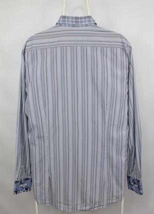 Шикарная оригинальная рубашка etro stripped multicolor shirt4 фото