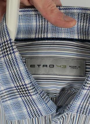 Шикарная оригинальная рубашка etro stripped multicolor shirt3 фото