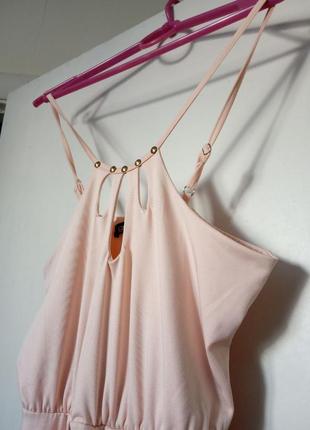 Вечернее/коктейльное/пастельное женское платье персикового цвета6 фото