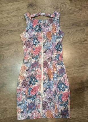 Платье с молнией рр34 h&m 3