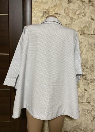 Оригинальная хлопковая блуза,рубашка в клетку,оверсайз cos5 фото