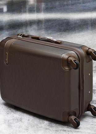 Чемодан fly 1101 xs luggage мини 100% ручная кладь на 4 колесах польша coffe6 фото