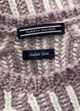Шерстяной  свитер бренд tommy hilfiger wool alpaca italian yarn оригинал5 фото