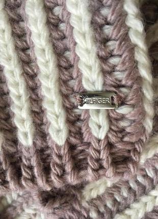 Шерстяной  свитер бренд tommy hilfiger wool alpaca italian yarn оригинал6 фото