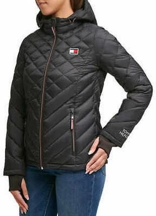 Tommy hilfiger ladie's packable hooded jacket.3 фото