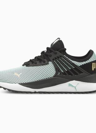 Голубые/черные кроссовки пума оригинал/puma pacer future metallic pop