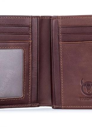 Портмоне кошелек мужской кожаный коричневый