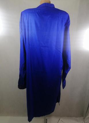 Платье рубашка синее ralph lauren с карманами2 фото