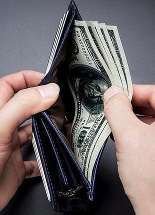 Портмоне кошелек мужской кожаный коричневый