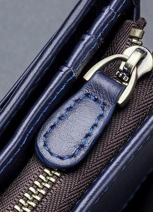 Портмоне кошелек мужской кожаный коричневый