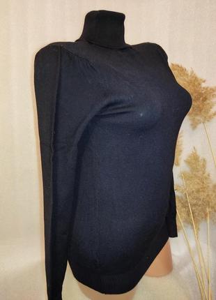 🔥 черный базовый свитер 🔥3 фото