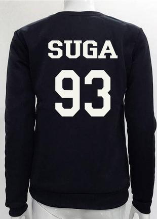Свитшот с принтом suga 93 / bts (5343_1813)
