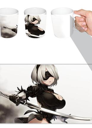 Чашка белая аниме автомата (z0081)