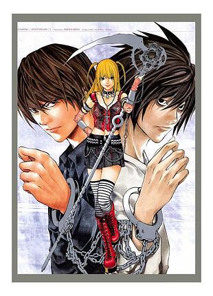 Постер плакат аніме зошит смерті death note 42х29 см а3 (poster_0454)